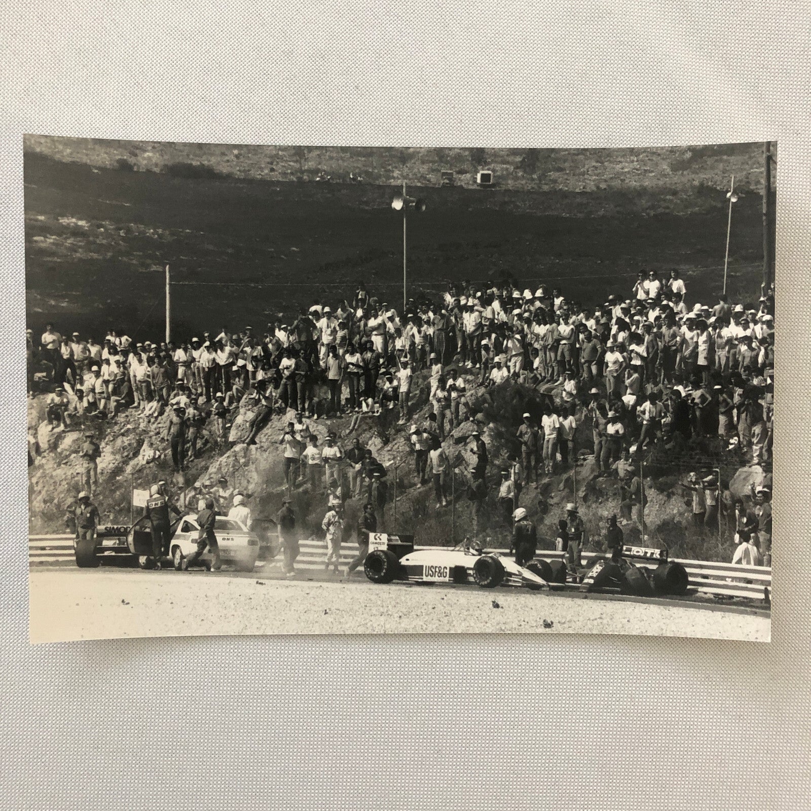 1987 Portugal Grand Prix Formula One Racing Photo Lot of 9 F1 Car Driver