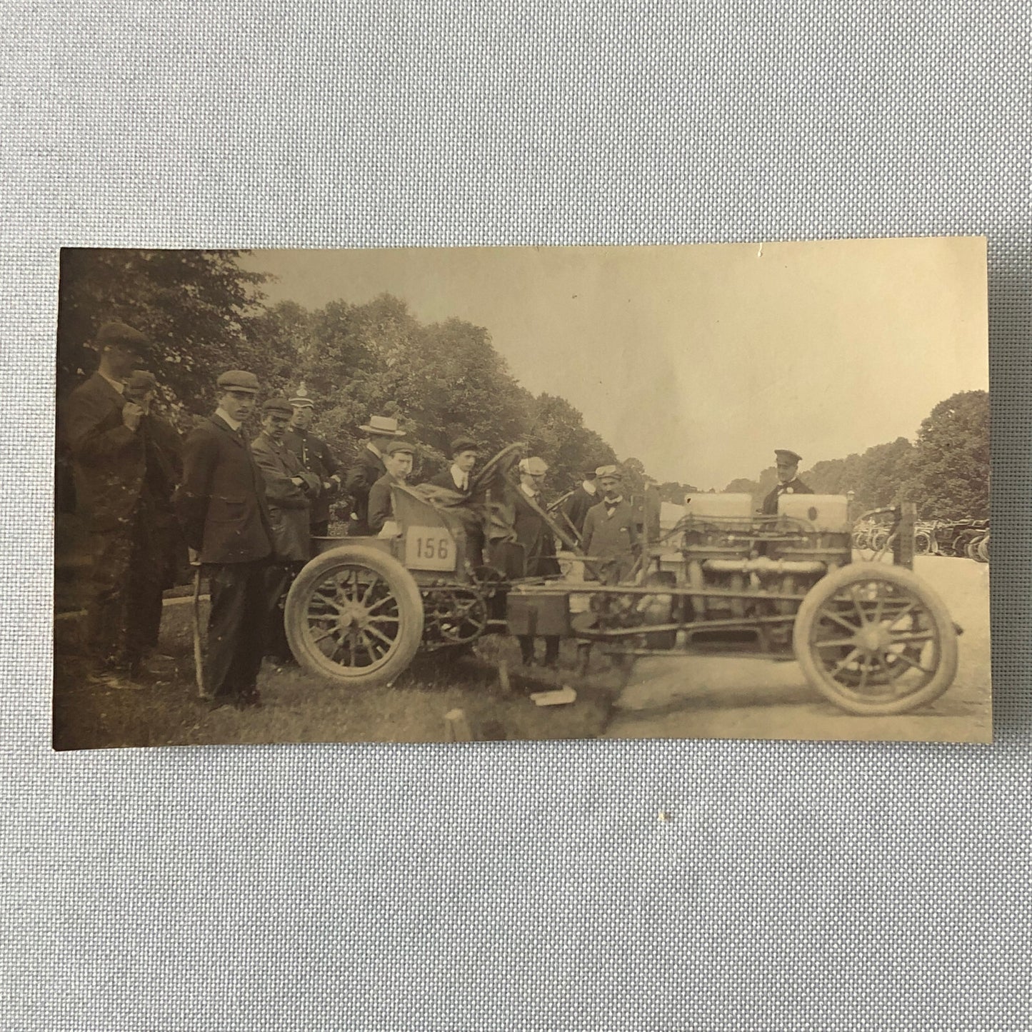 Vintage Racing Photo Photograph Print - Tag AL22E2