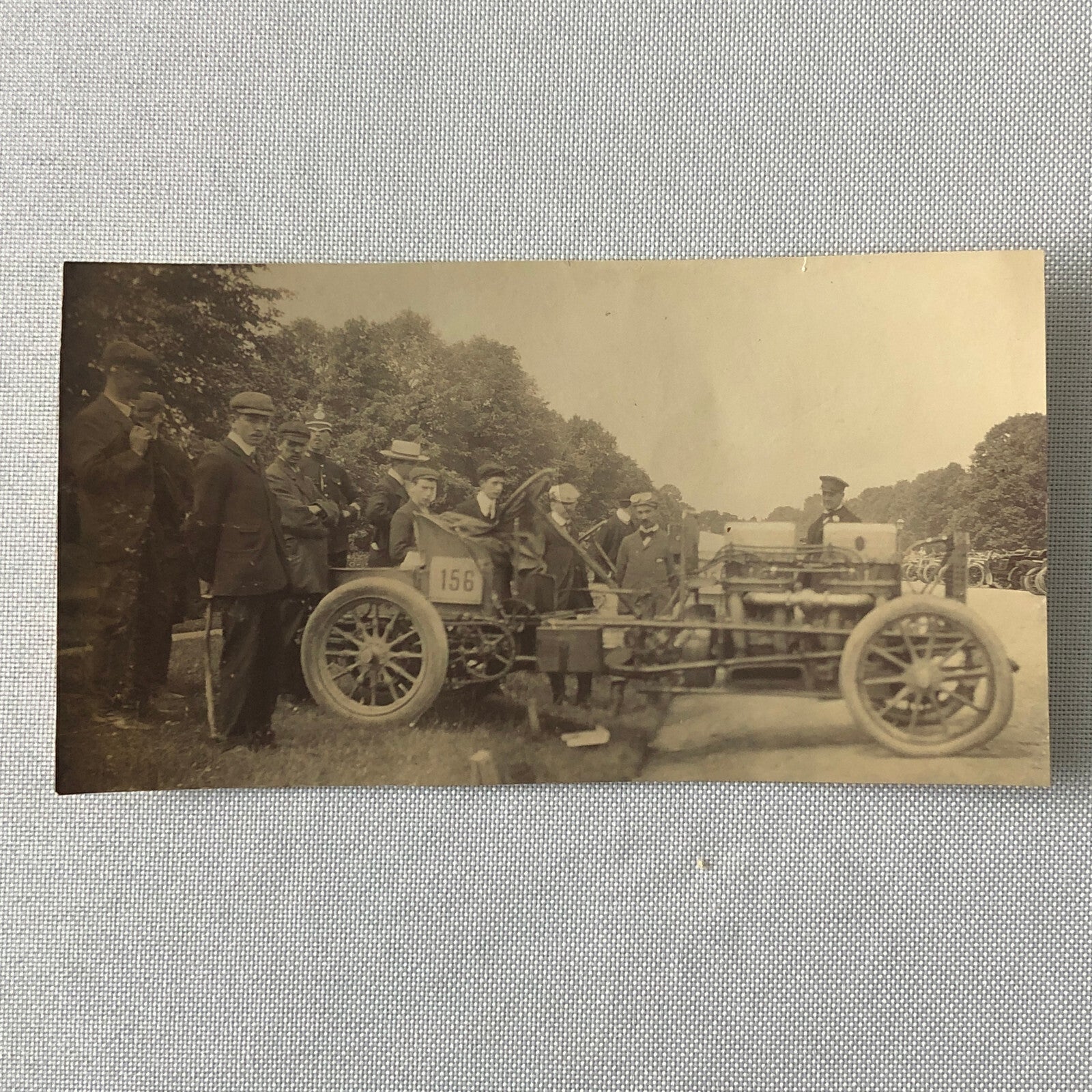 Vintage Racing Photo Photograph Print - Tag AL22E2