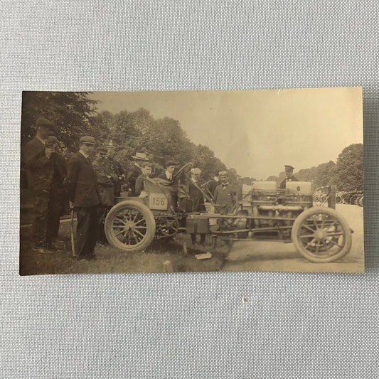 Vintage Racing Photo Photograph Print - Tag AL22E2