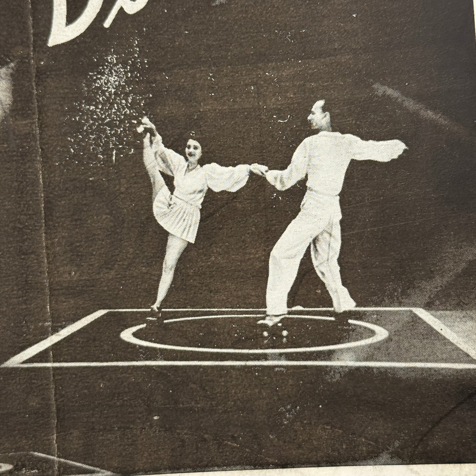 Circus Rollerskating Roller Skate Circus Act Flyer Advertising 2 Donalds