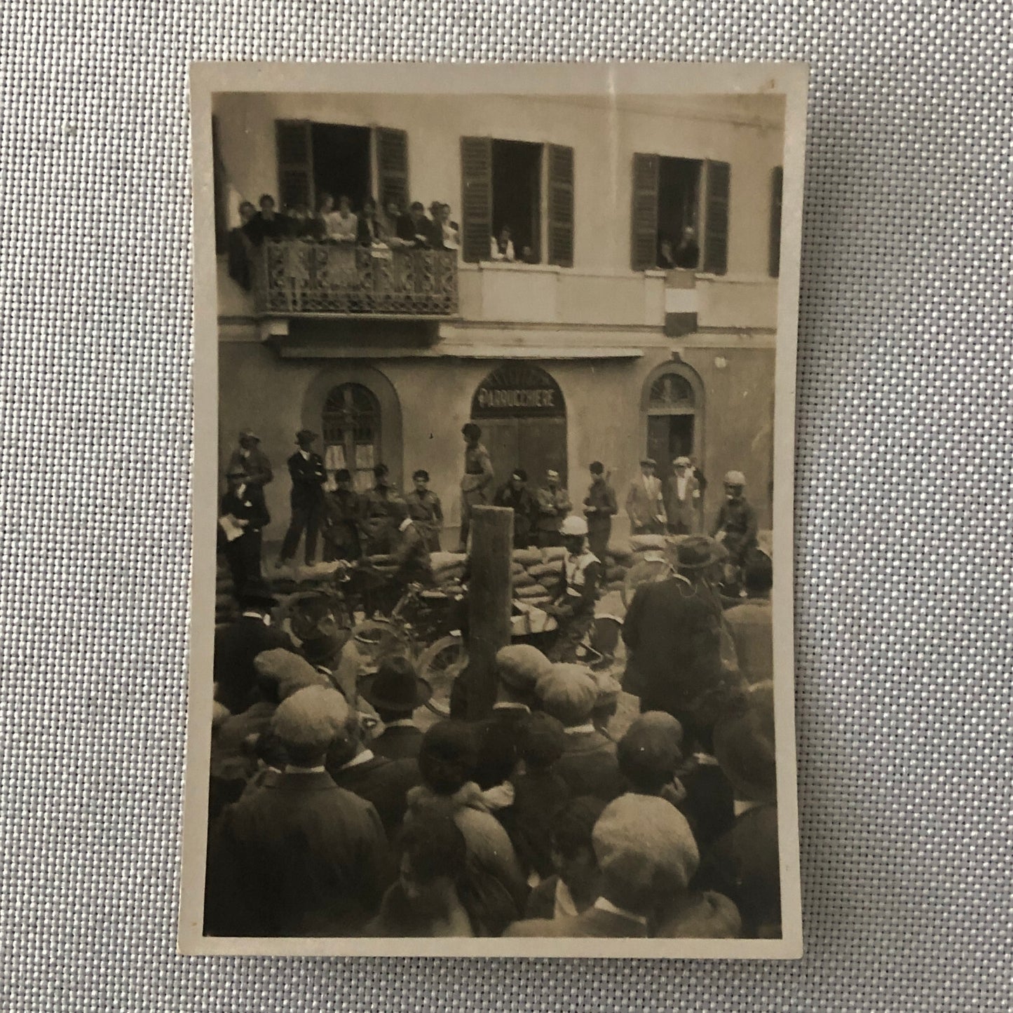 Tazio Nuvolari Motorcycle Racing Photo Photographs 1927 Circuito di Stradella