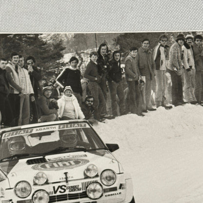 1980 Rallye Monte Carlo Press Photo Photograph DPPI Fiat Ritmo Abarth Car