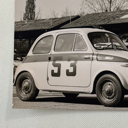 Vintage Fiat 600 Modified Racing Car Photo Photograph Print