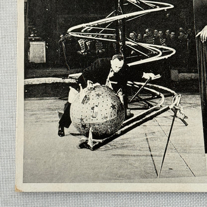 Vintage Circus Danger Act Postcard Post Card Henriette Browell in Ball