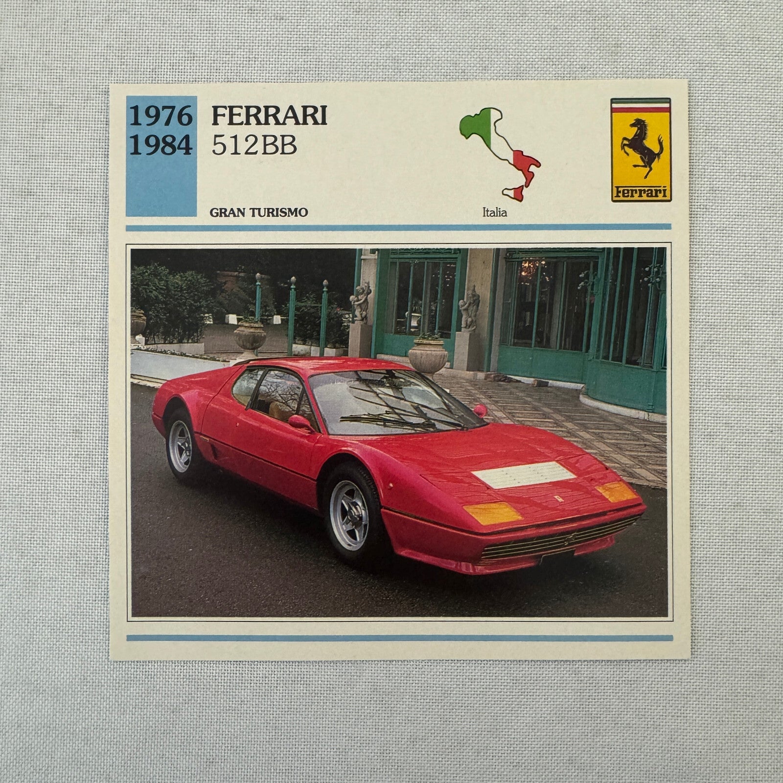 Ferrari Card Lot Ferrari 250 GTO Dino 246 GT F40 512 BB 212 Export 250 GT 365