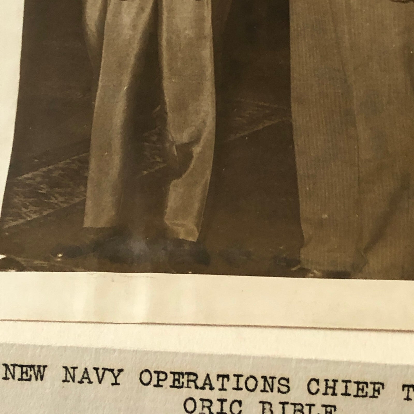 Press Photo Photograph Navy Admiral William H Standley Sworn on Bible 1933