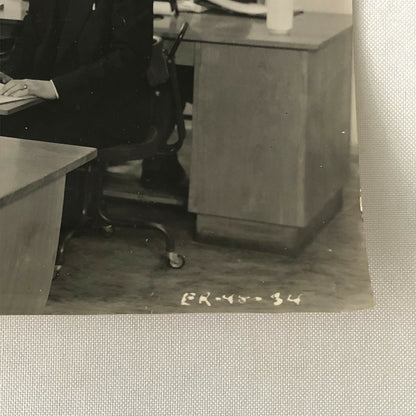 Antique Vintage Photograph Factory Office Workers - Denmark Ergo Trailer