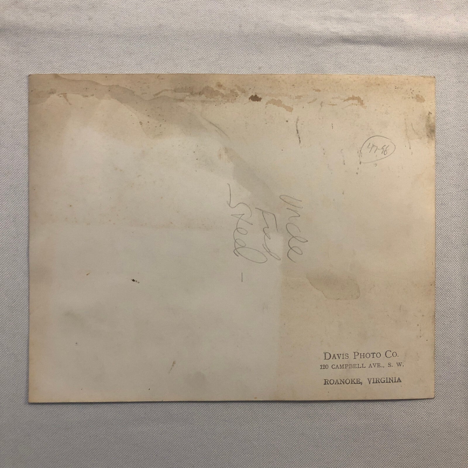 Vintage Airplane Plane Photo Photograph Print Jefferson Theatre Aircraft