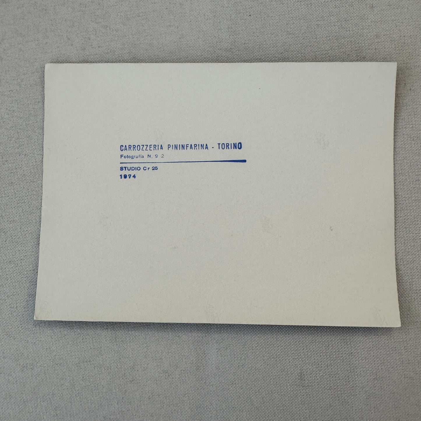 1974 Ferrari CR25 Concept Car Pininfarina Factory Press Photo Photograph Vintage