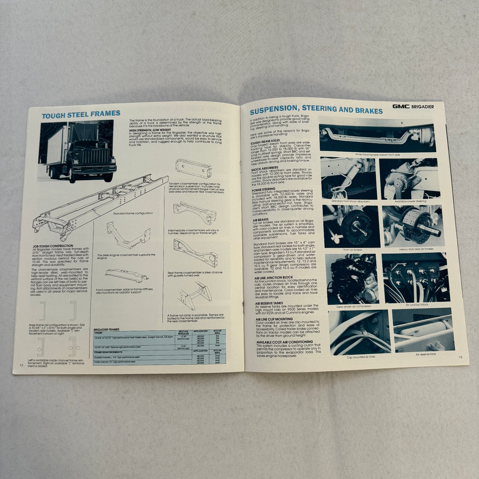 GMC Brigadier Truck Sales Brochure Catalog Advertising Vintage