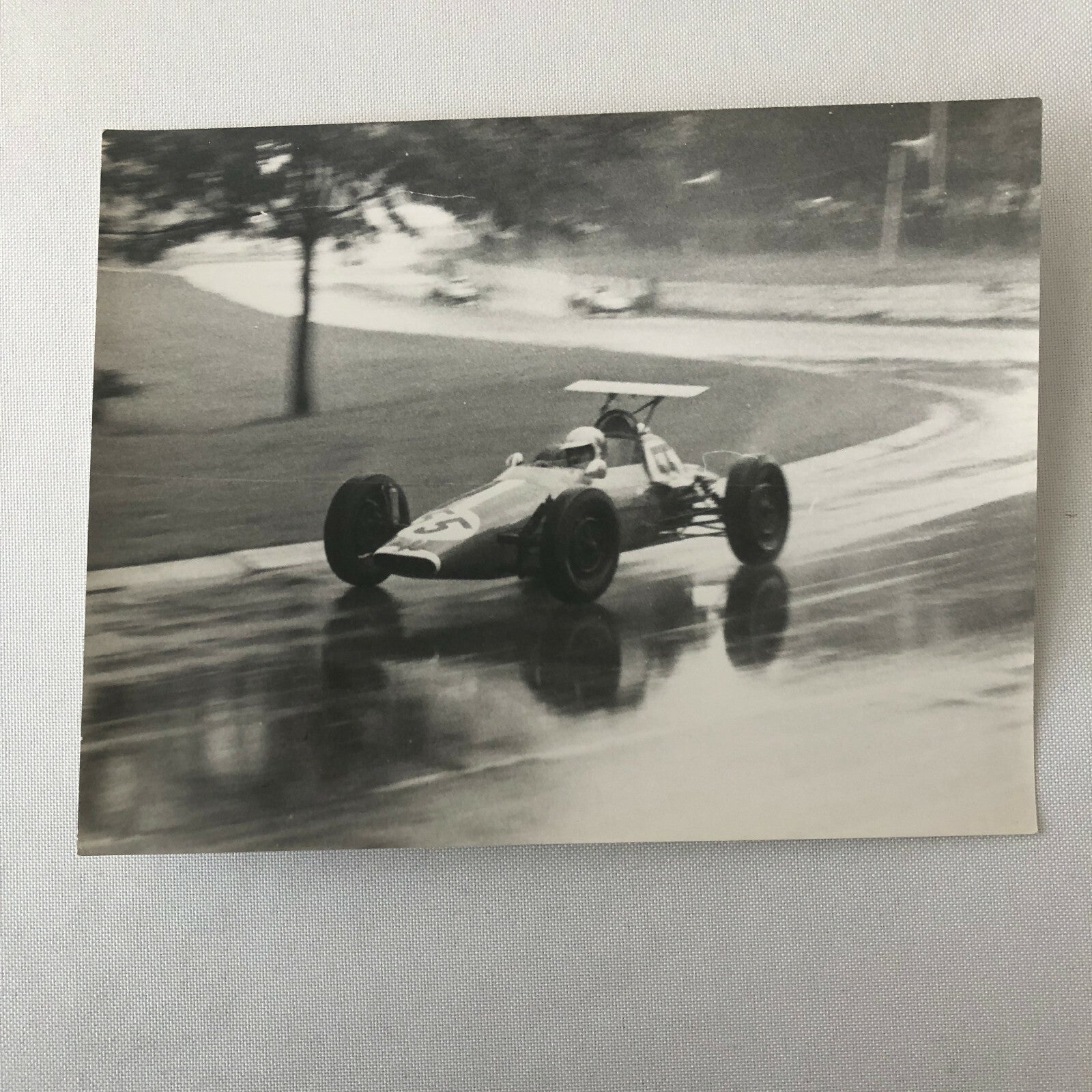 Vintage Racing Car Photo Photograph Print 