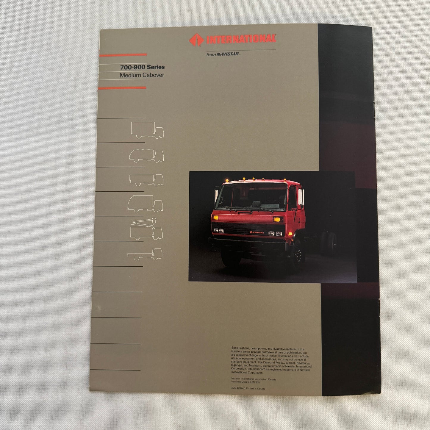 International Truck 700 and 900 Series Medium Cabover Sales Brochure Catalog