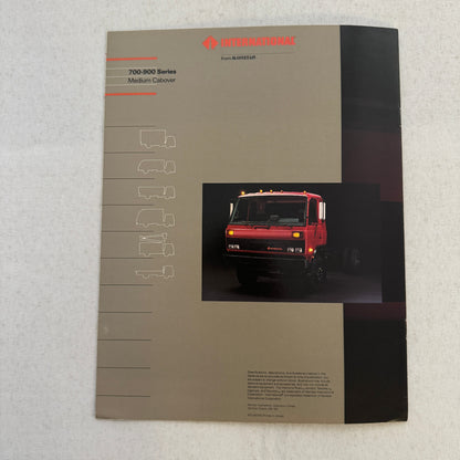 International Truck 700 and 900 Series Medium Cabover Sales Brochure Catalog