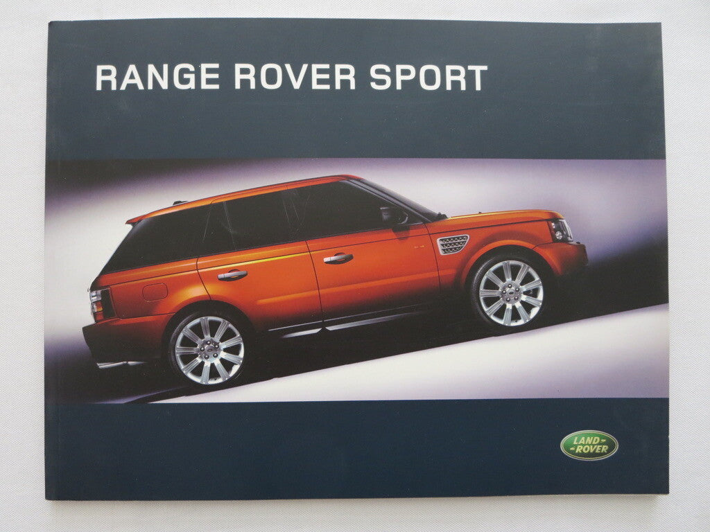 2006 Land Rover Range Rover SPORT Sales Brochure Catalog