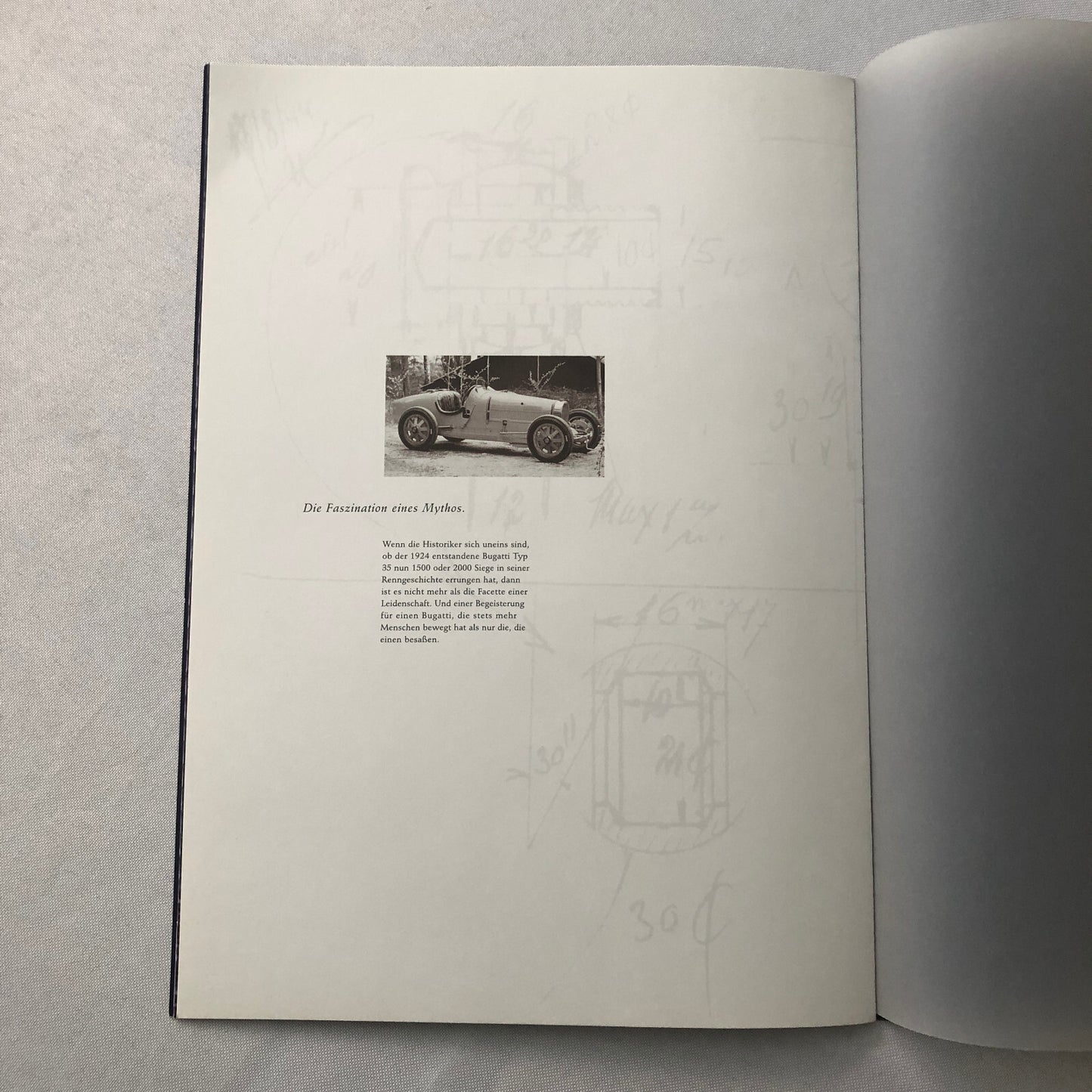 Bugatti Veyron EB 18/4 Concept Car Sales Brochure Catalog