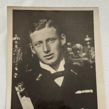 Prince Knud of Denmark Royal Navy Press Photo w/ Caption – 1923 Danish Royalty