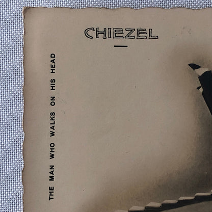 Circus Balancing Act Performer Postcard Post Card Adrian Chiezel