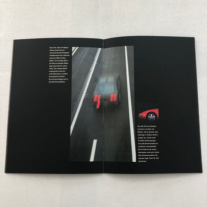 Nissan 300ZX Sports Car Sales Brochure Catalog GERMAN TEXT 300 ZX European