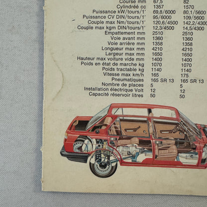 Alfa Romeo Giulietta Car Sales Brochure Catalog Advertising FRENCH