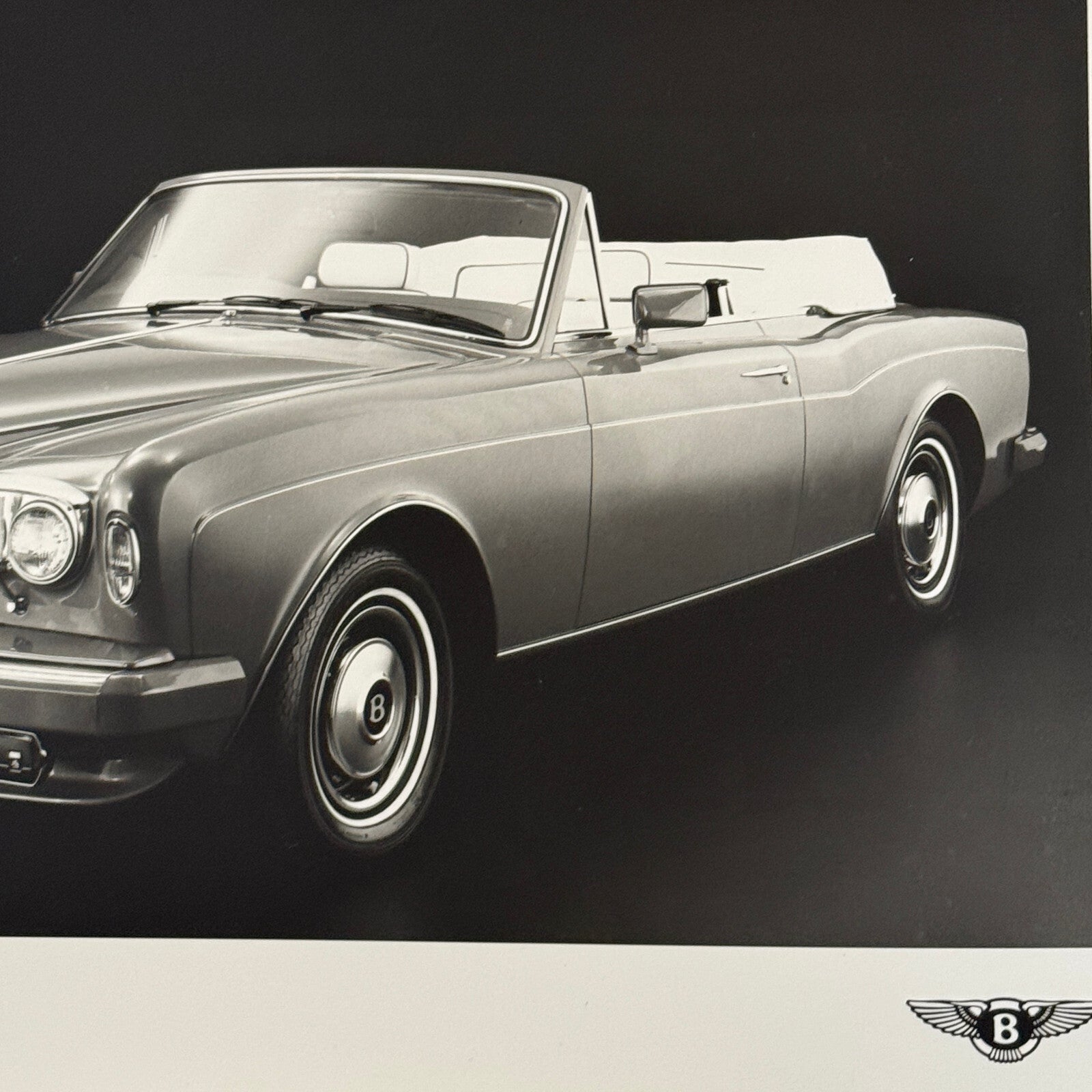 Bentley Continental Convertible Car Factory Press Photo Photograph