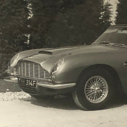 Vintage 1967 Aston Martin Volante Convertible Car Photo Photograph Print