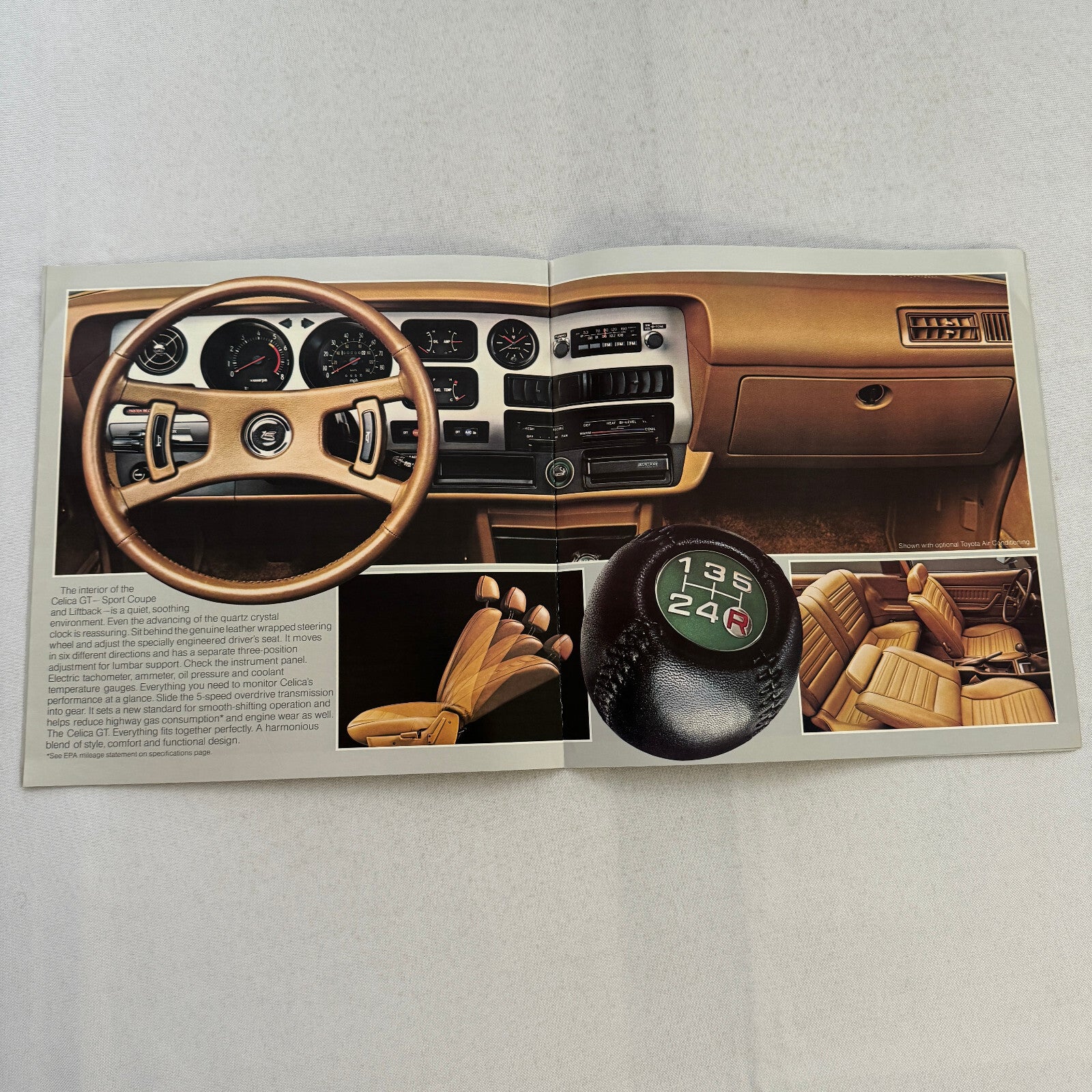 1979 Toyota Celica Car Sales Brochure Catalog GT Liftback ST Sport Coupe