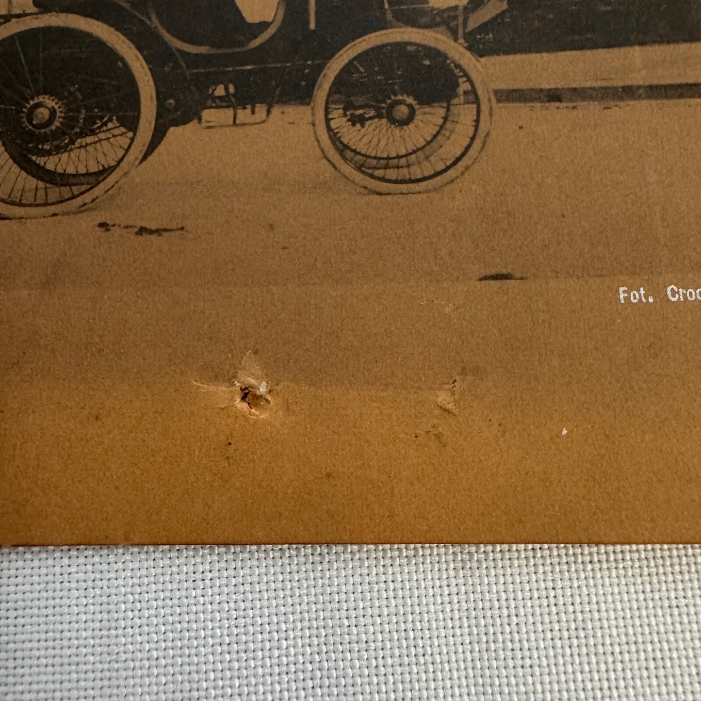 Vintage Car Automobile Real Photo Postcard Postcard RPPC Italian