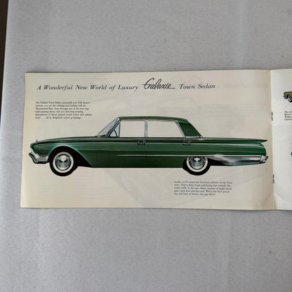 1960 Ford Car Sales Brochure Canadian Galaxie Fairlane Starliner Sunliner