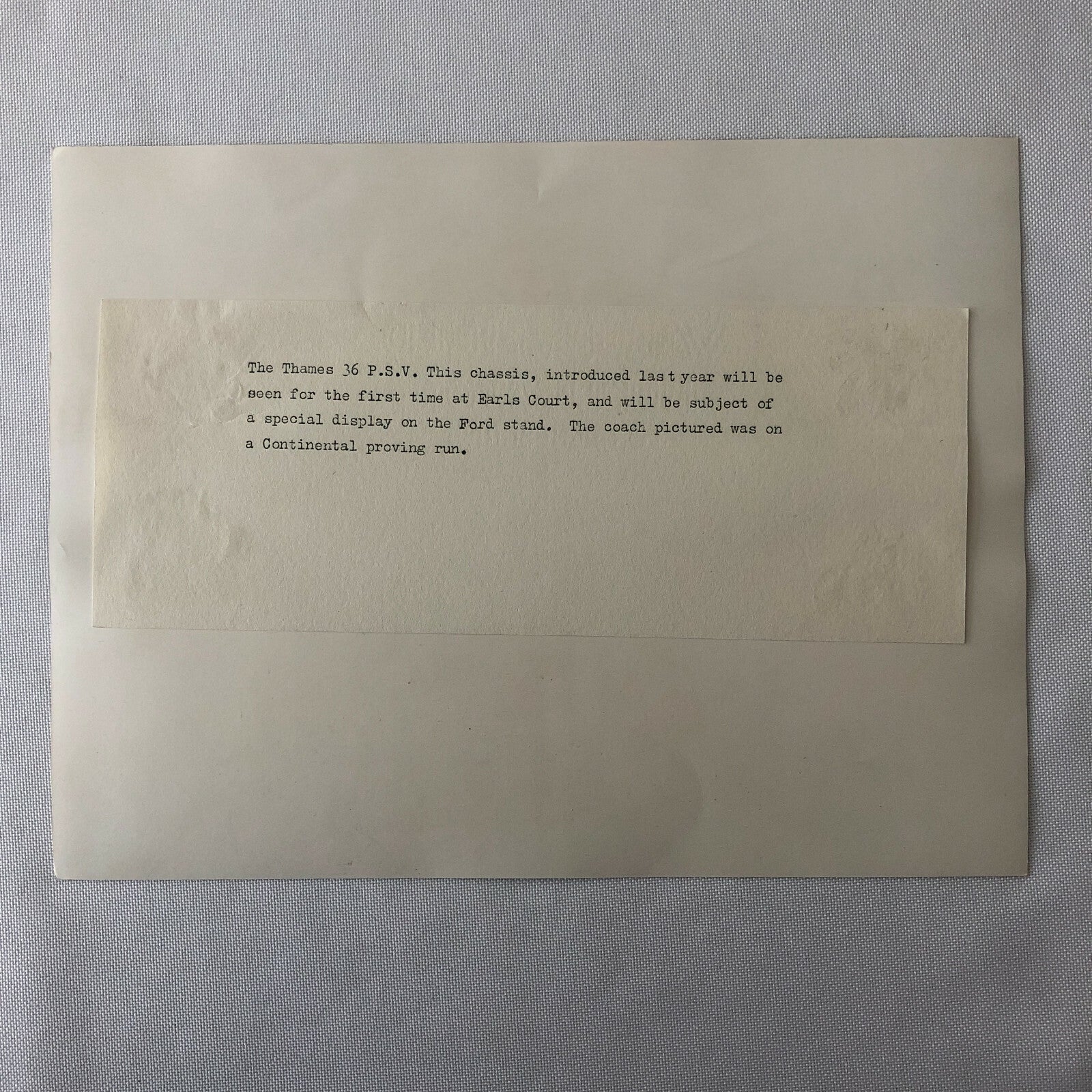 Vintage Thames Marauder 36 PSV Coach Bus Truck Photo Photograph 