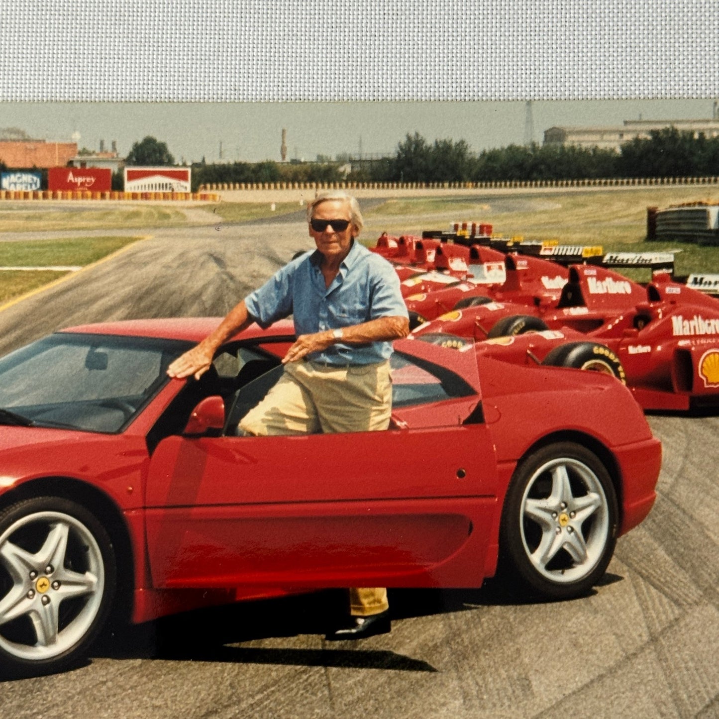 Ferrari F355 Paul Frere Racing Driver Journalist Photo Photograph F1 Formula One