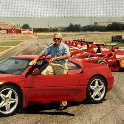 Ferrari F355 Paul Frere Racing Driver Journalist Photo Photograph F1 Formula One