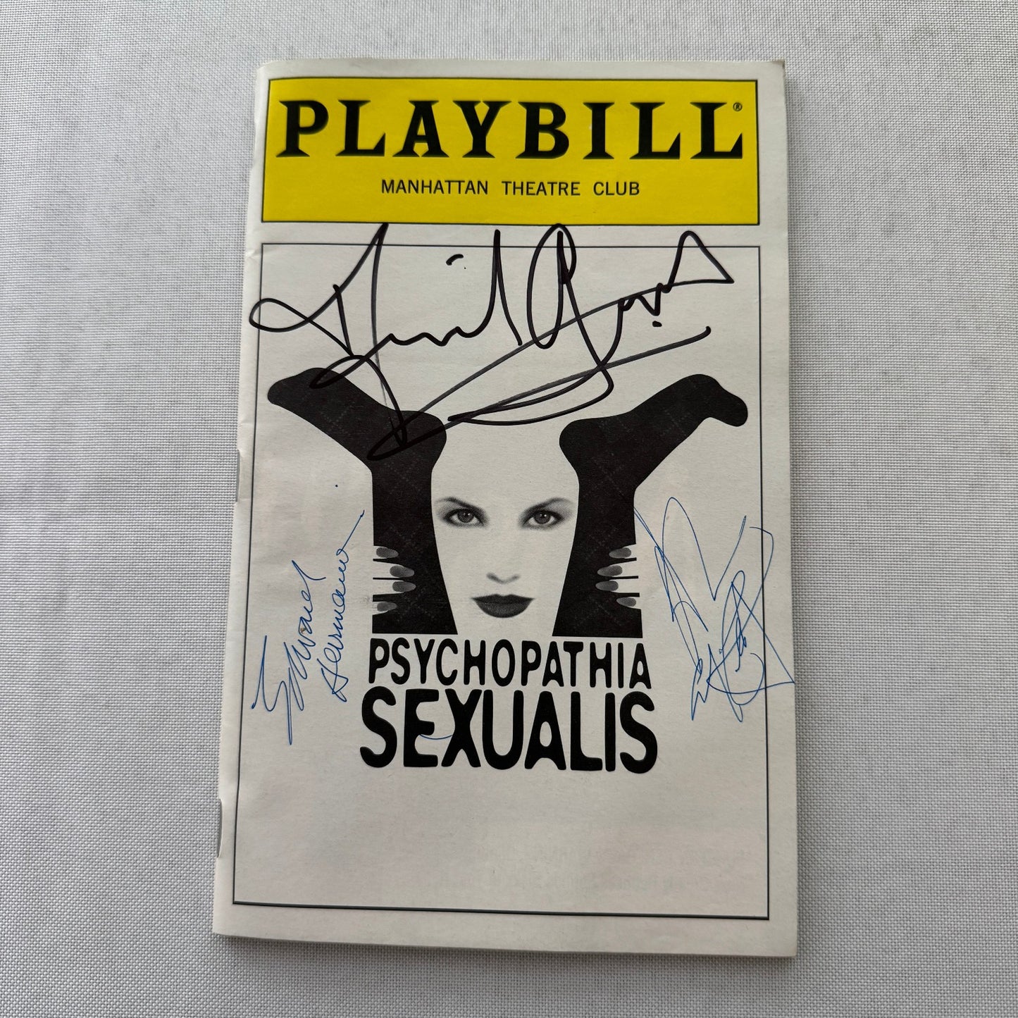 Psychopathia Sexualis Cast Signed Theater Playbill Autographed Signature 1997