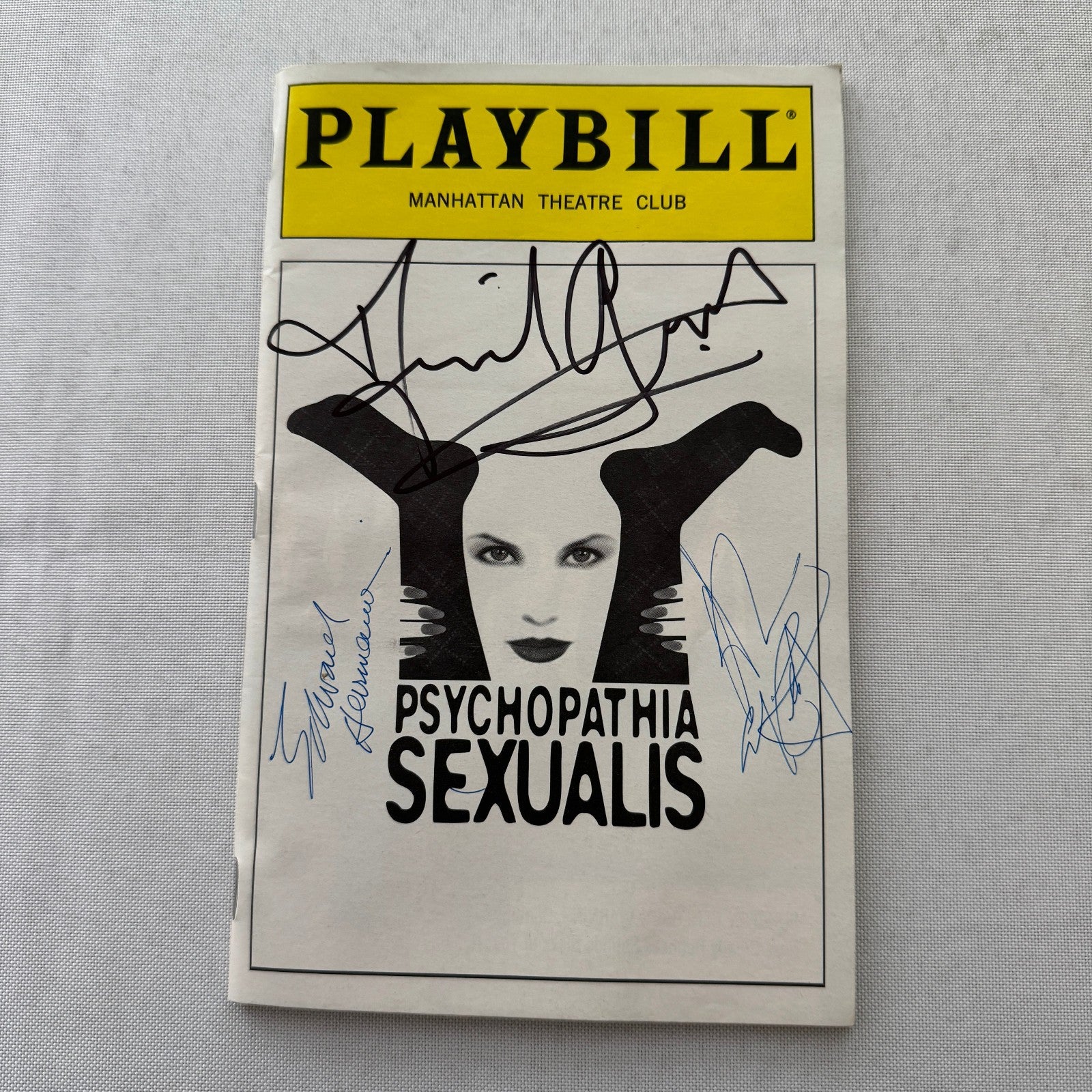Psychopathia Sexualis Cast Signed Theater Playbill Autographed Signature 1997