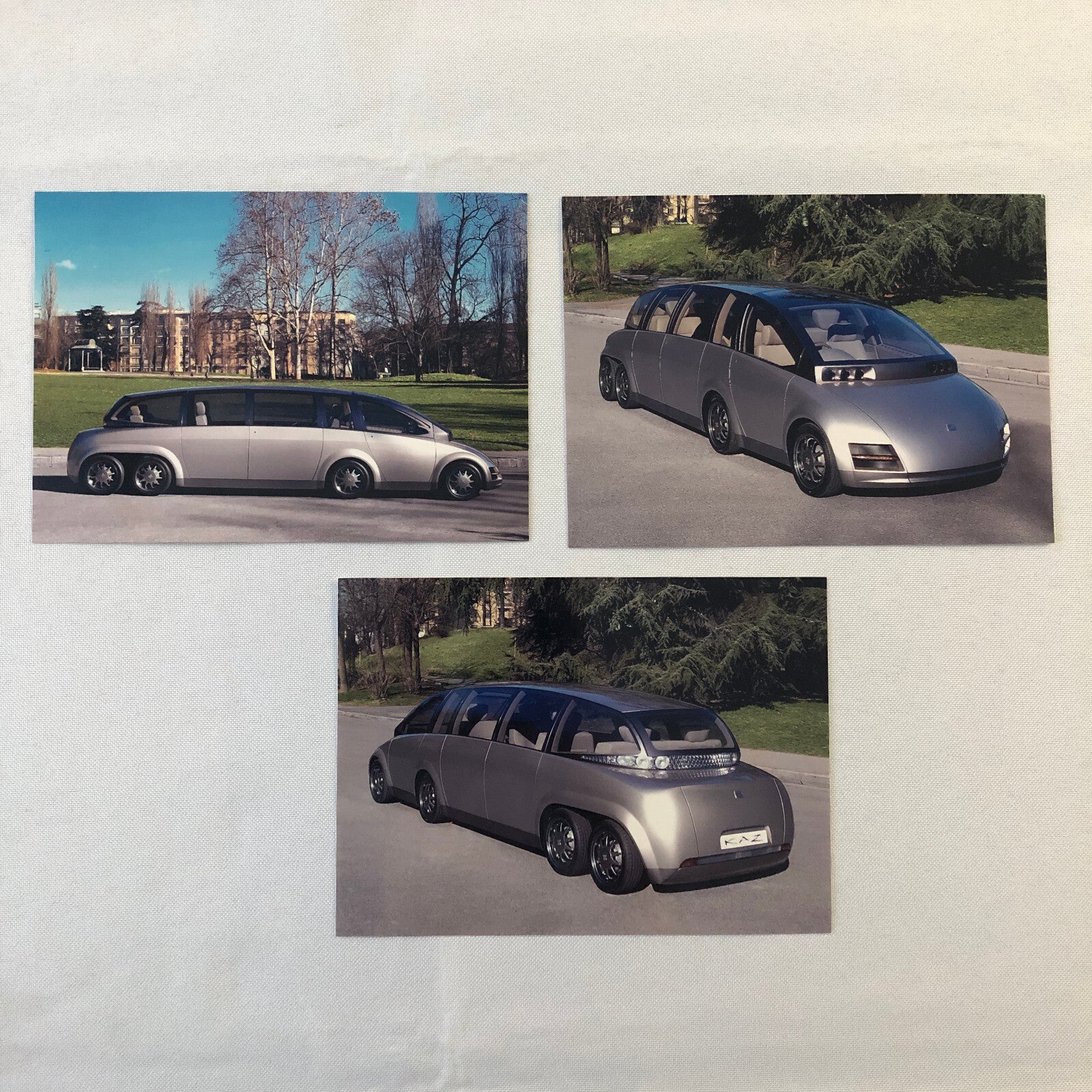 KEIO University Japan Electric Concept Car KAZ Press Kit Photo 35mm slides +