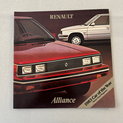 1983 Renault Alliance Car Sales Brochure Catalog Advertising Limited L DL