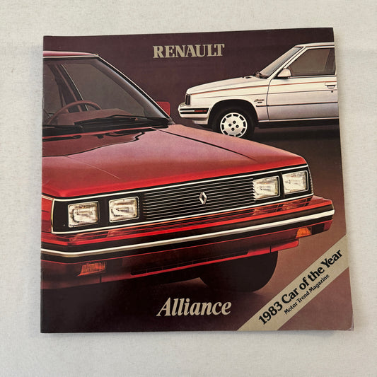 1983 Renault Alliance Car Sales Brochure Catalog Advertising Limited L DL