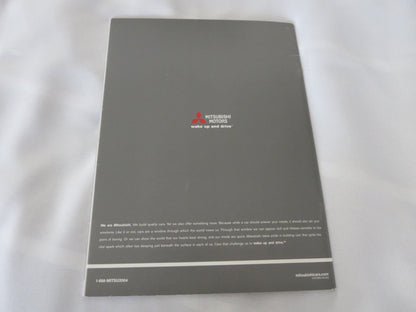 2004 Mitsubishi Endeavor Sales Brochure Catalog 