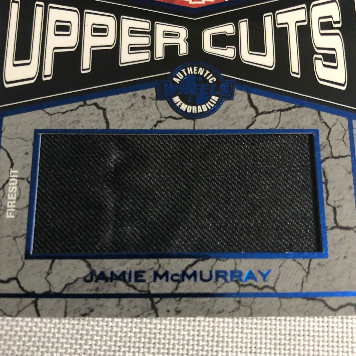 2010 Wheels Uppercuts Jamie McMurray Firesuit Relic Card /75 NASCAR