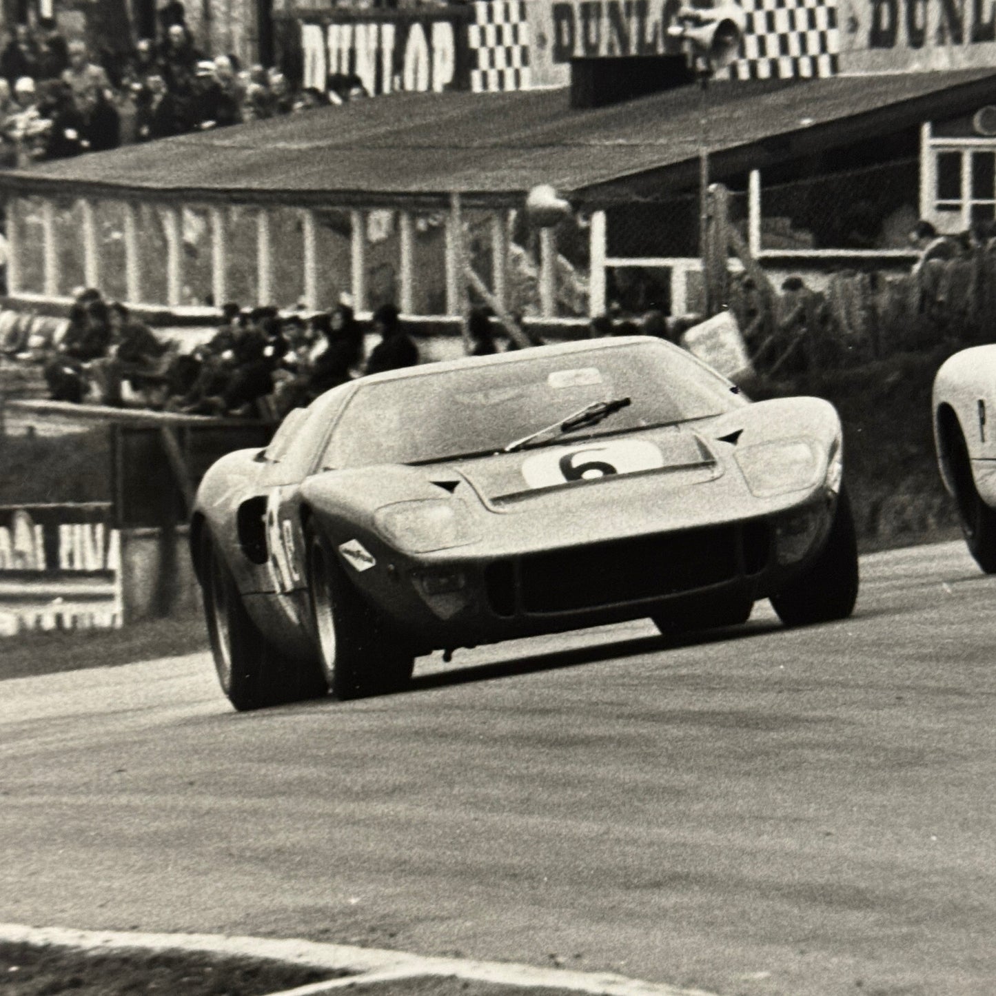 Ford GT40 and Porsche 907 Racing Cars at 1968 BOAC Brands Hatch Photo Photograph