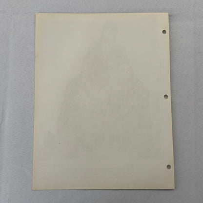 Vintage Wrestling Print Insert Dale Roberts Gerry Brown French Quebec 1973