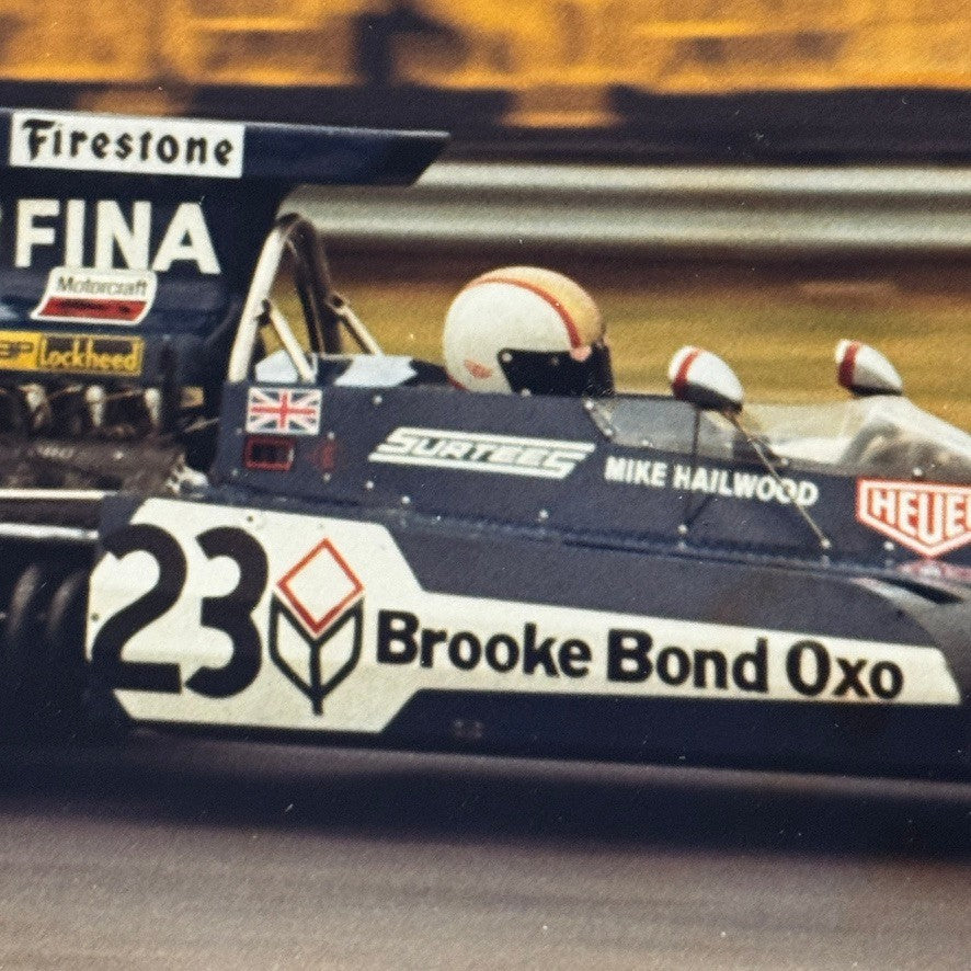 Mike Hailwood Racing Driver Car Photo Photograph Brands Hatch Modern Print