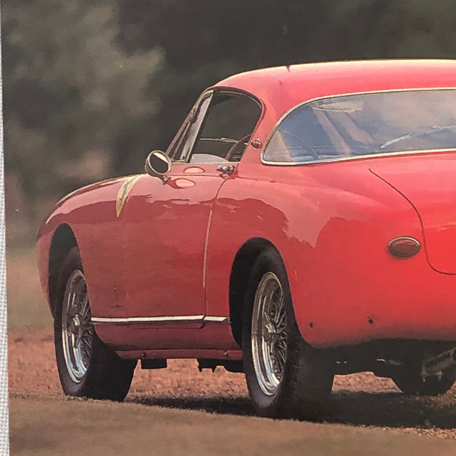 Vintage Ferrari 250 GTE Car Postcard Post Card
