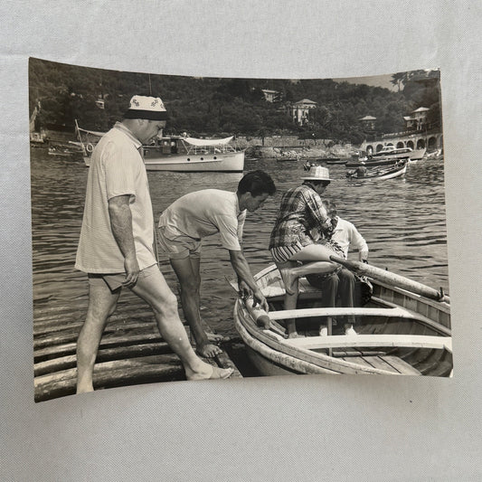 Juan Manuel Fangio Retirement Vacation Holiday Italian Press Photo F1 Racing
