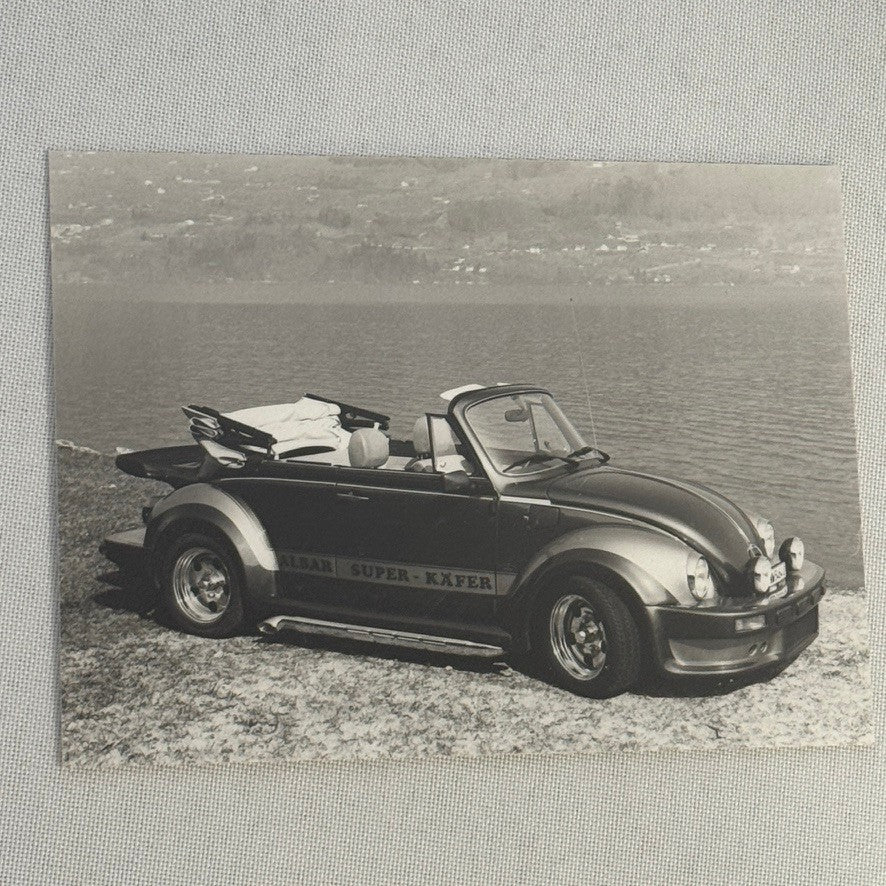 Custom Volkswagen Beetle Convertible Tuner Car Photo Photograph Print VW Bug