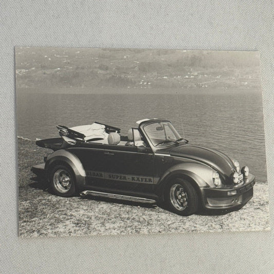 Custom Volkswagen Beetle Convertible Tuner Car Photo Photograph Print VW Bug