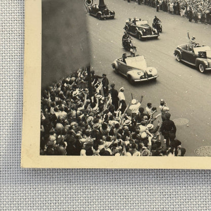 President Dwight D Eisenhower Parade Car Limousine Photo Photograph 1945