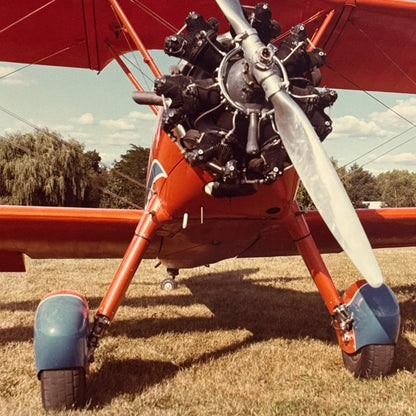 Vintage Aircraft Airshow Photo Large Aviation Photograph Aviation 1970s 1980s