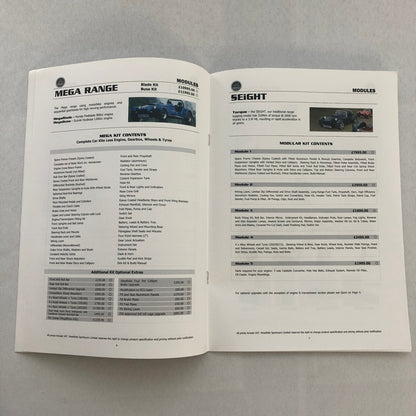 Westfield Kit Car Sports Cars Sales Brochure Catalog SEiGHT Mega Range Sport