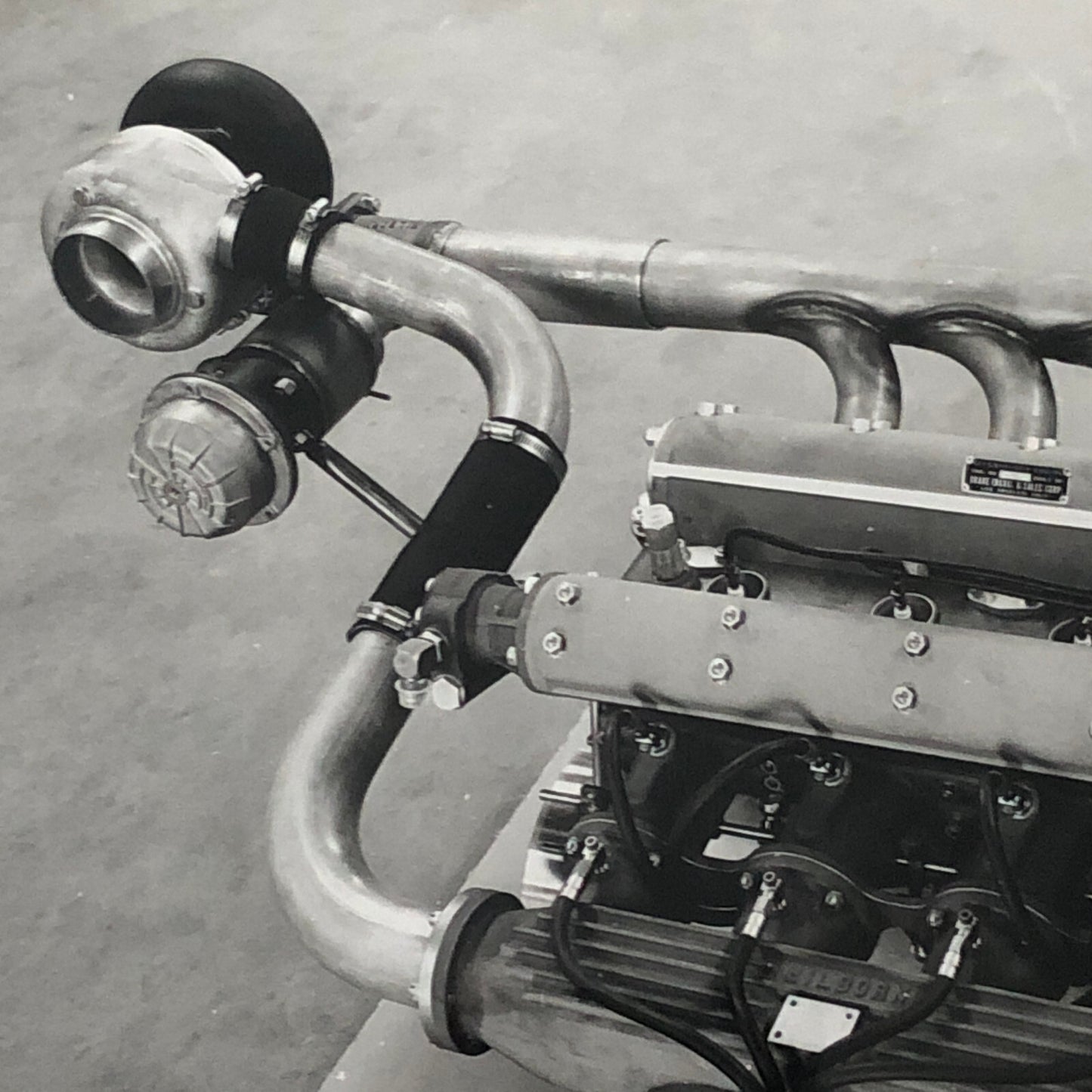 Indy Indianapolis 500 Racing Photo Photograph Offenhauser Garrett Turbocharger